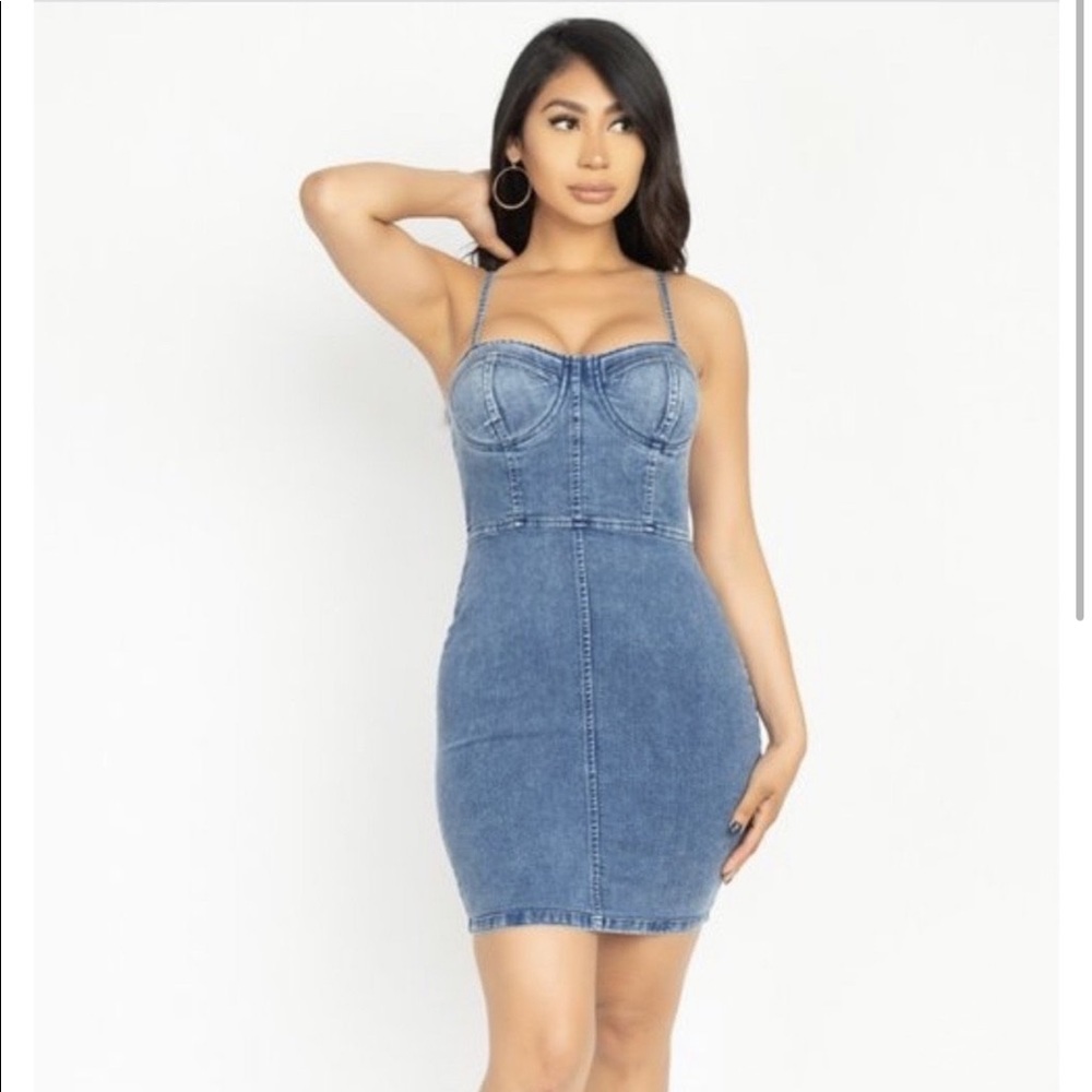Blue Lucy Jean Dress